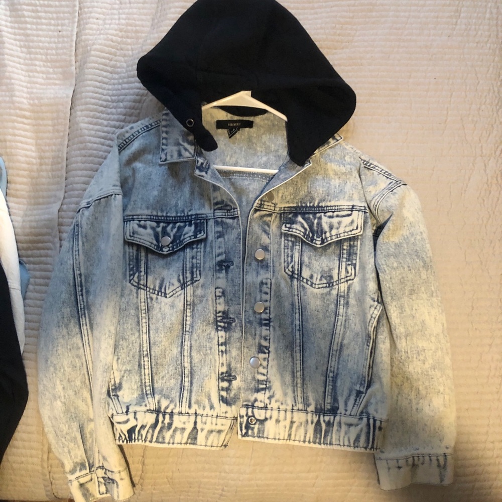 Jean Jacket with Hood